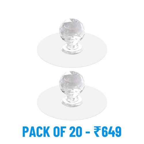 Adhesive Acrylic Knobs