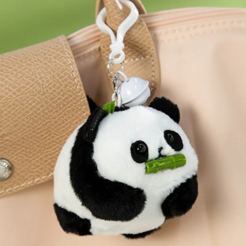 Wagging Tail Panda Keychain