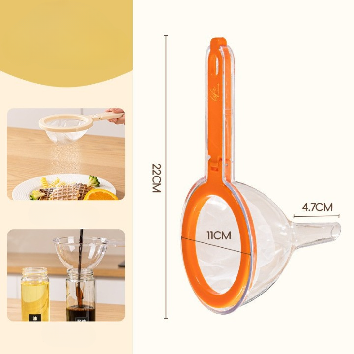 Foldable Funnel Strainer