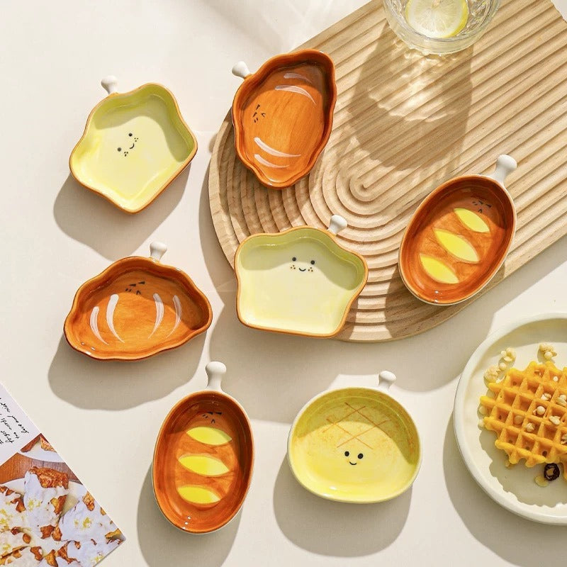 Cute Ceramic Dipping Plates