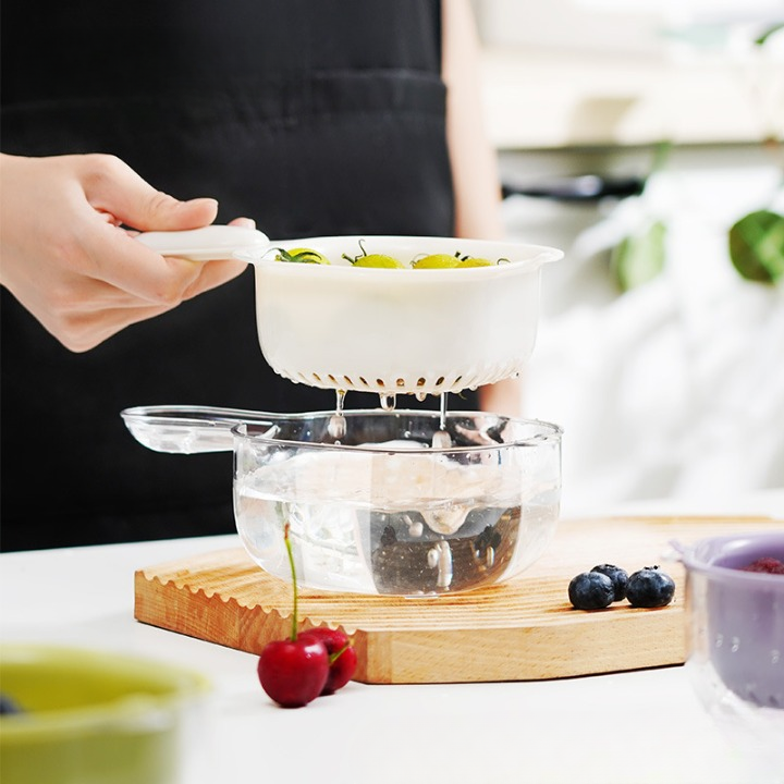 Dual Layer Drain Strainer with Container