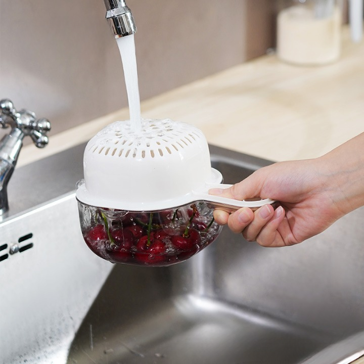 Dual Layer Drain Strainer with Container