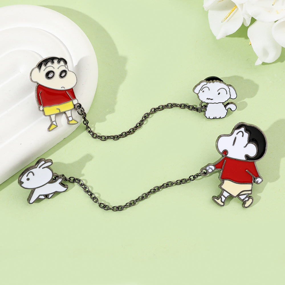 Shinchan Pin Chain Set