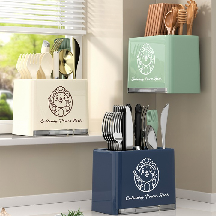 Wall Mounted Cutlery Holder