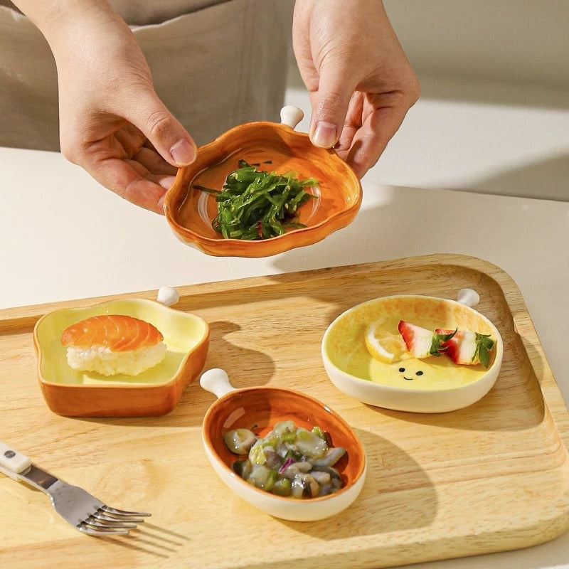 Cute Ceramic Dipping Plates