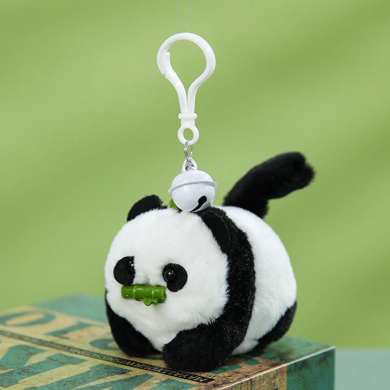 Wagging Tail Panda Keychain