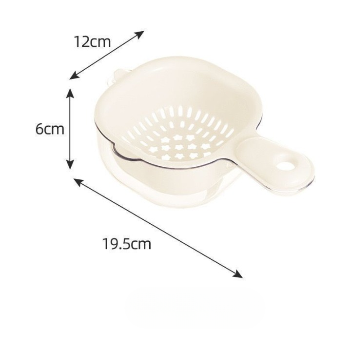 Dual Layer Drain Strainer with Container