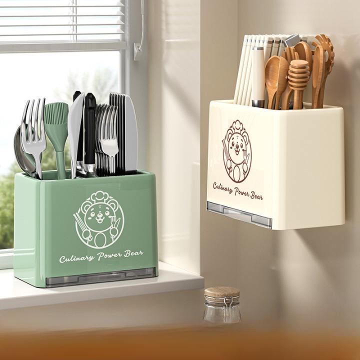 Wall Mounted Cutlery Holder