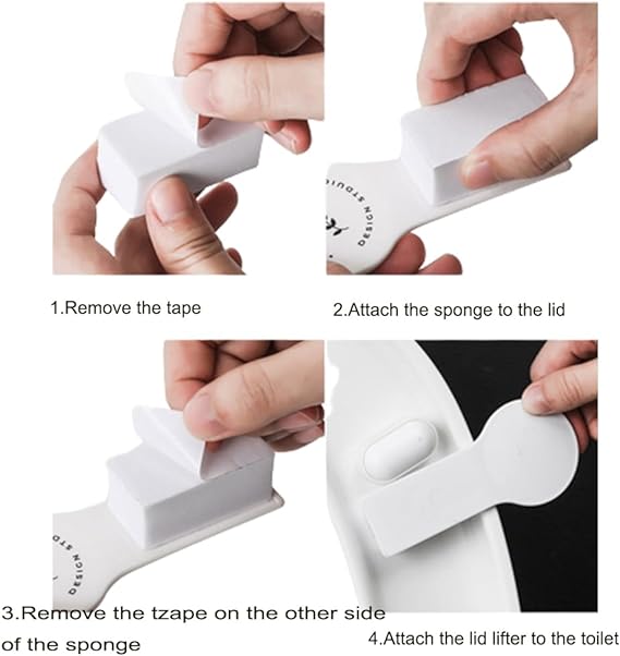 Fragranced Toilet Seat Lifter  (2 Lifters + 3 Fragrance Pods)