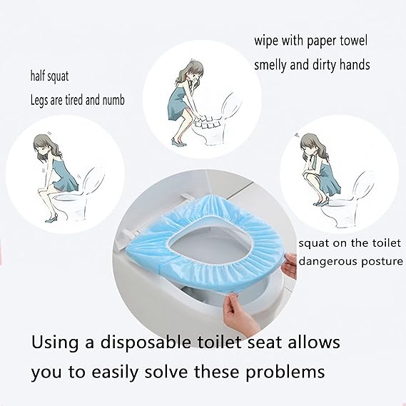 Disposable toilet seat cover