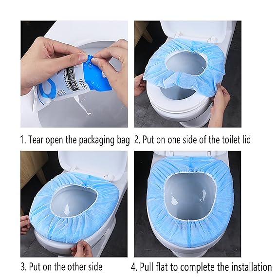 Disposable toilet seat cover