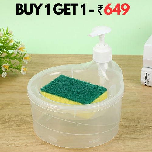 Kitchen Liquid Dispenser(Free Sponge)