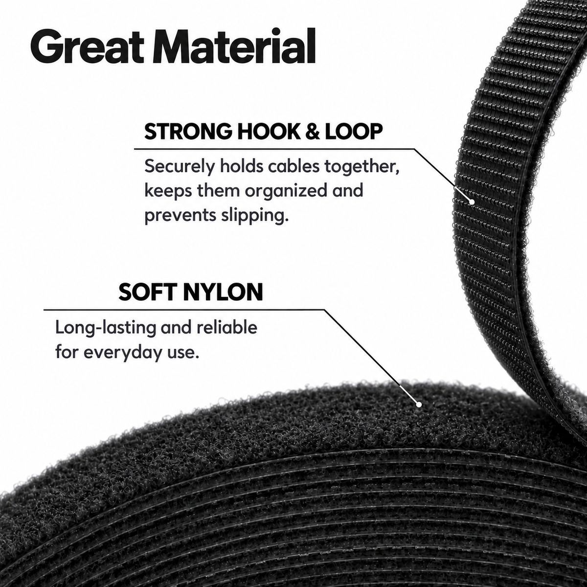 Cable Management Roll (100% Nylon)