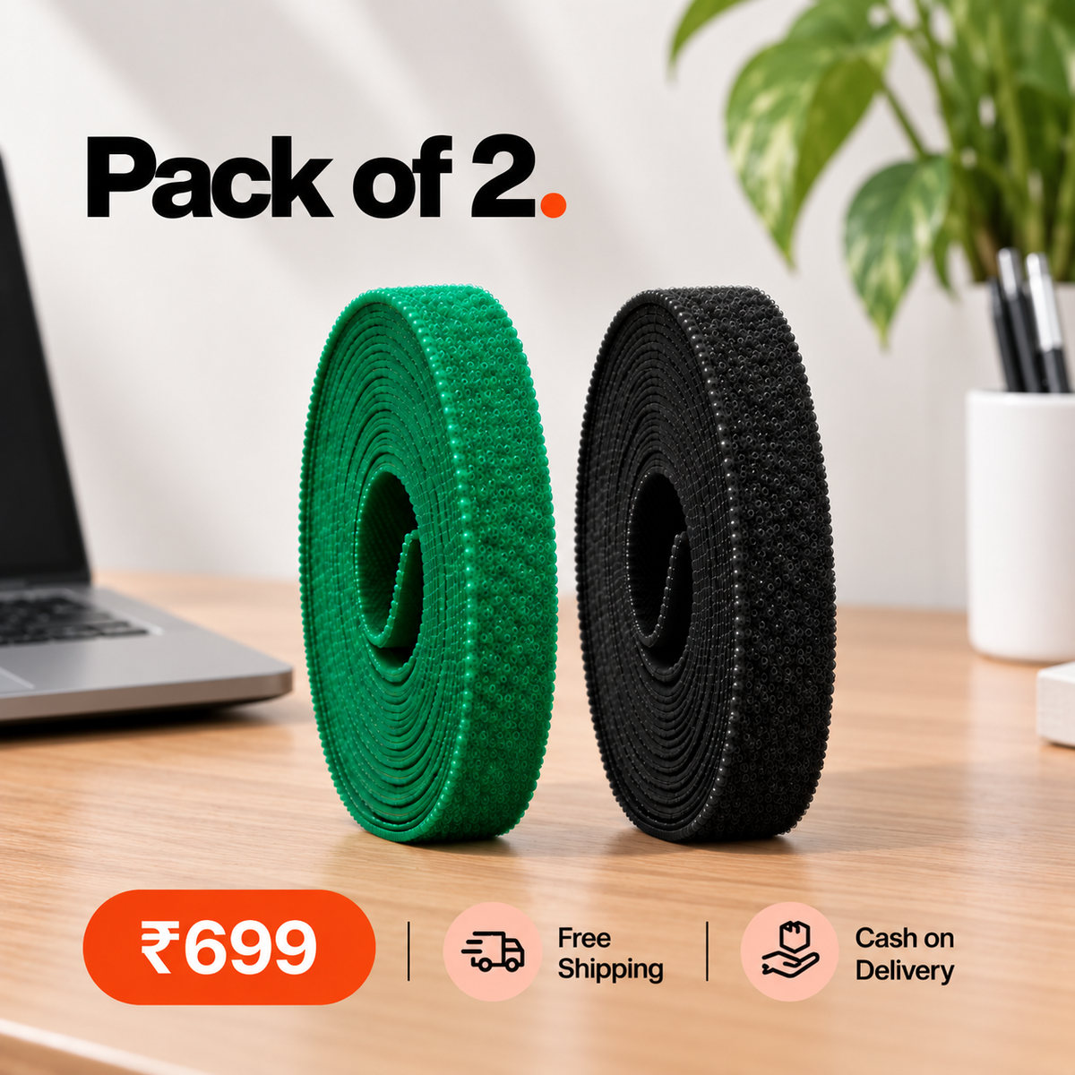 Multi-Color Velcro Roll (100% Nylon)