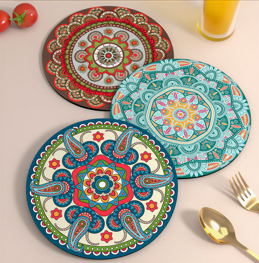 Silicone Coasters (Pack of 4,8)