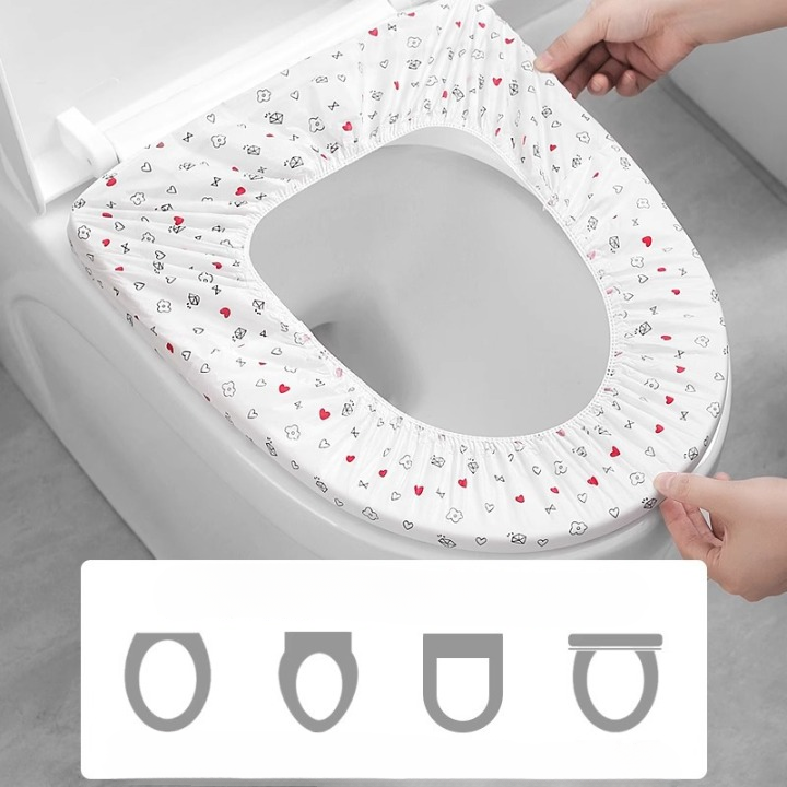 Disposable toilet seat cover