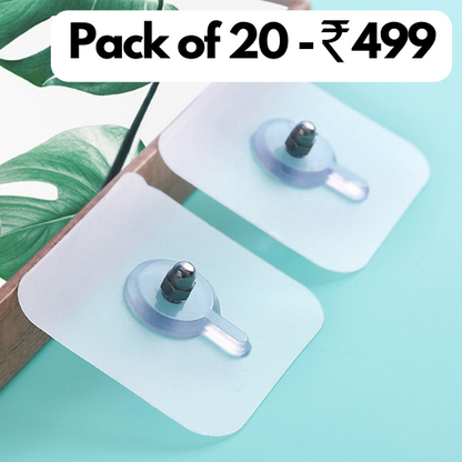 Nail Adhesive Hooks (Pack of 20 Pieces)