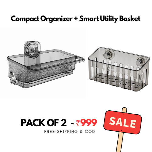 Compact Organizer + Smart Utility Organiser (Combo)