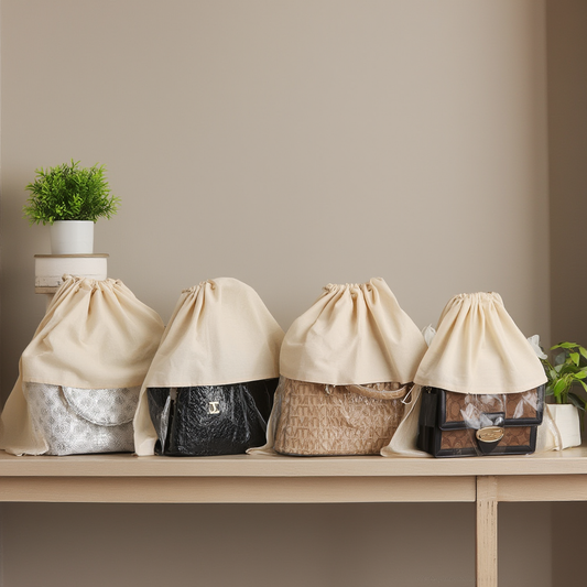 Clear-View Drawstring Bags